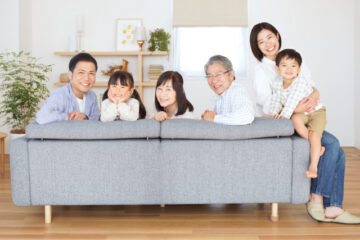 笑顔の家族